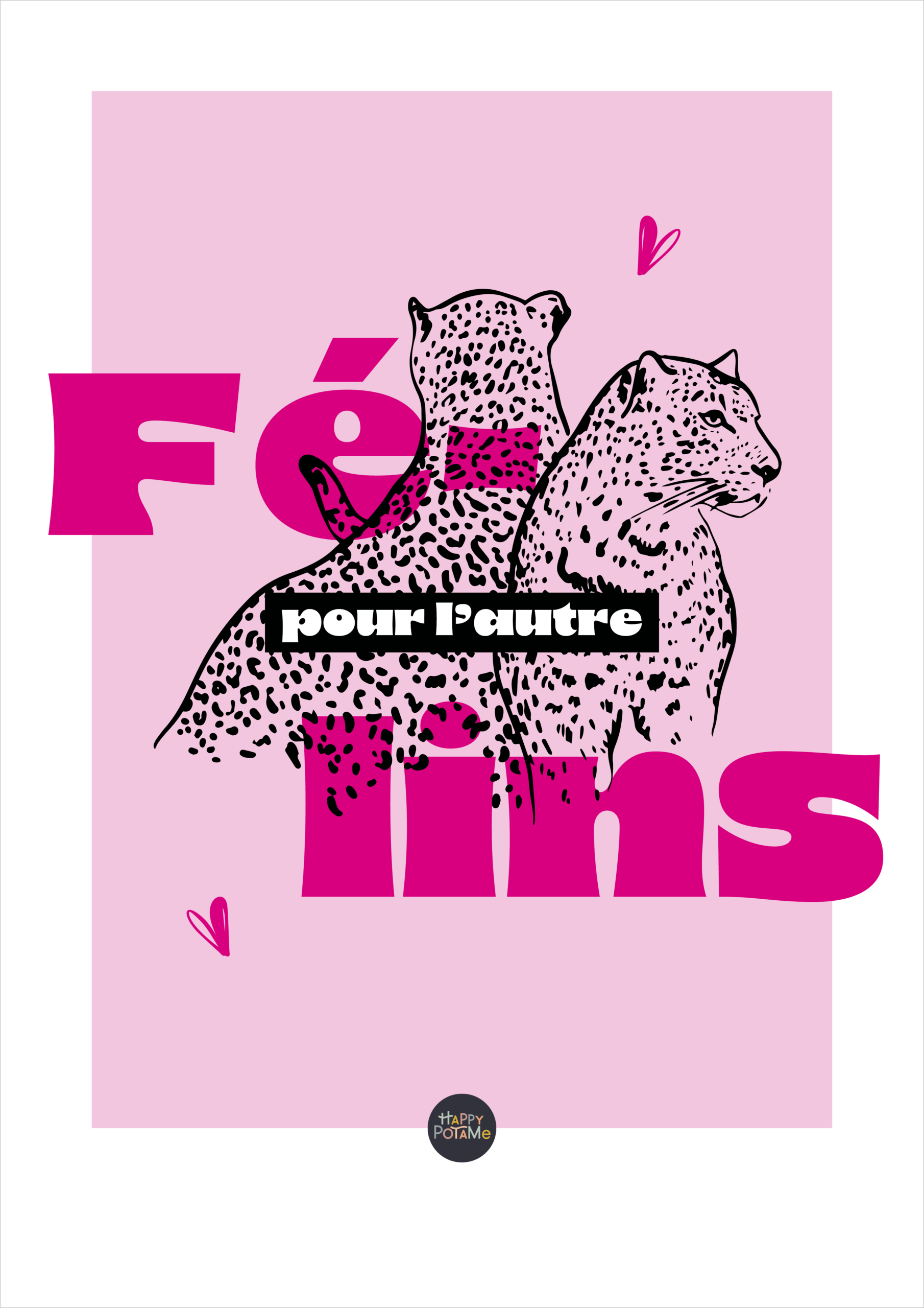 Affiche "Félins pour l'autre"