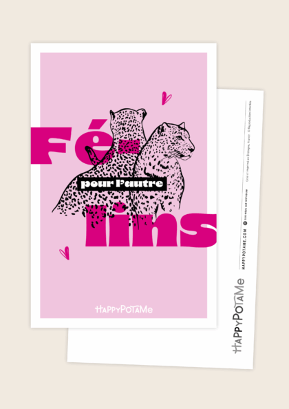 Carte "Félins pour l'autre"