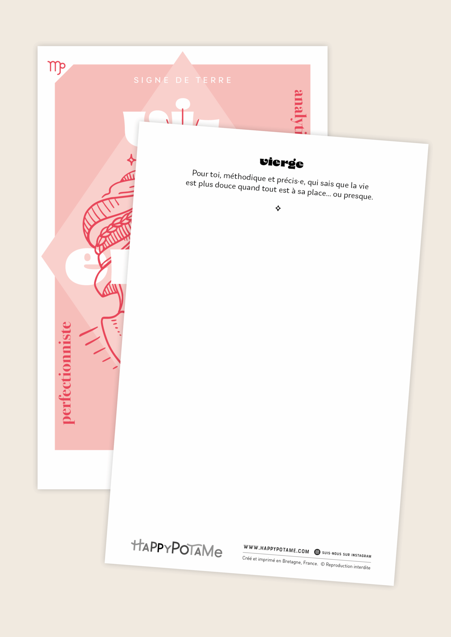 Carte zodiaque Vierge – Image 2