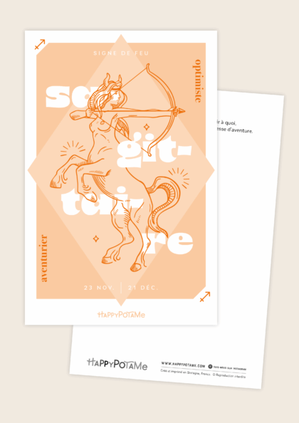 Carte zodiaque Sagittaire