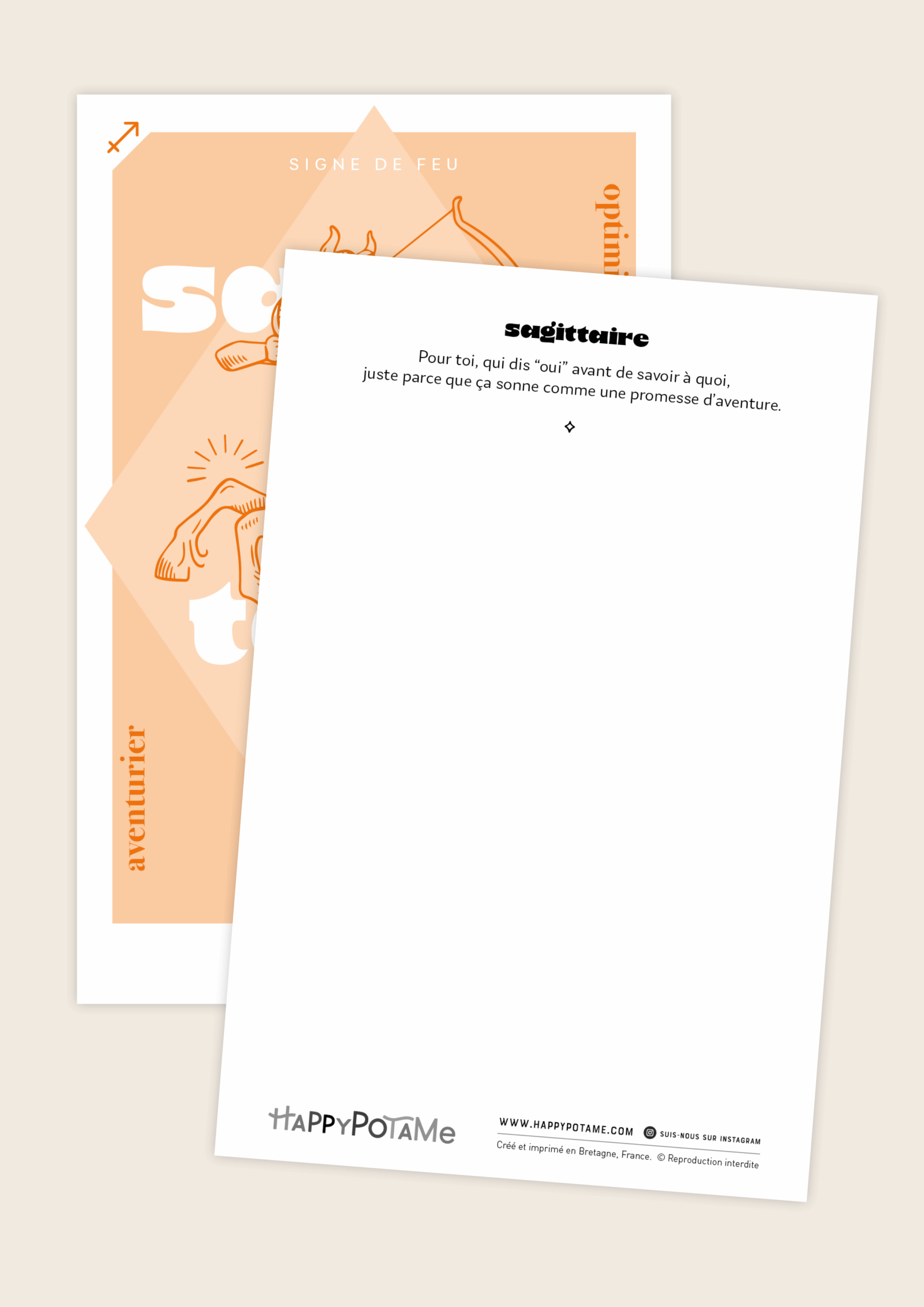 Carte zodiaque Sagittaire – Image 2