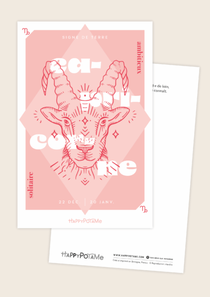 Carte zodiaque Carpicorne