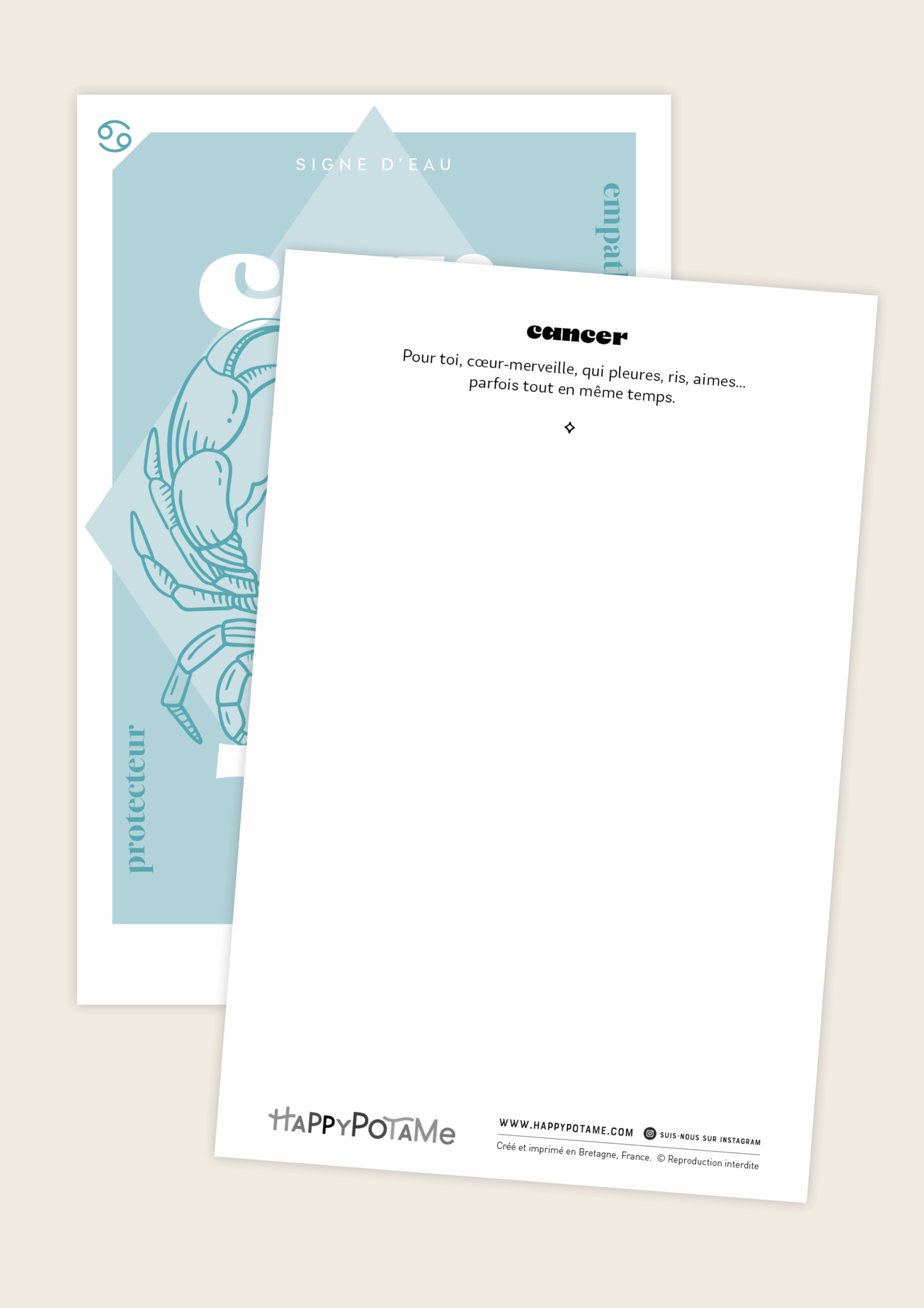 Carte zodiaque Cancer – Image 2