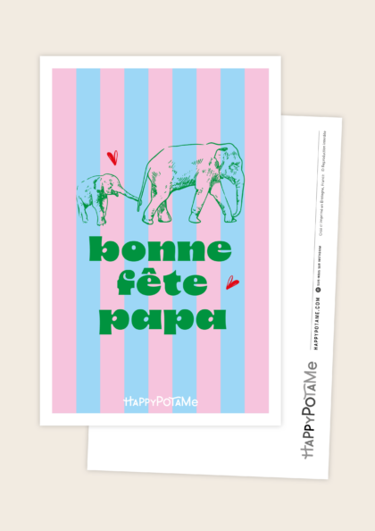 Carte "Bonne fête papa"