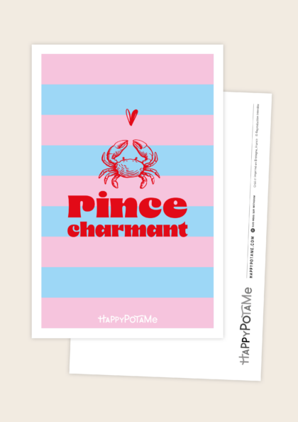 Carte "Pince charmant"